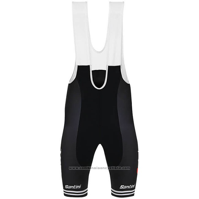 2019 Maillot Cyclisme Trek Segafredo Vert Noir Manches Courtes et Cuissard